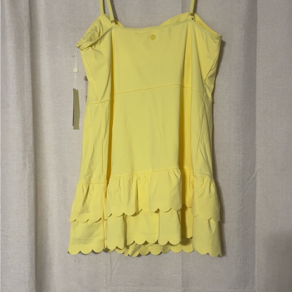 Lilly Pulitzer Yellow Scalloped Dress - Picture 2 of 3